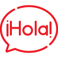 icon showing word Hola!