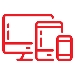 icons of laptop tablet and phone